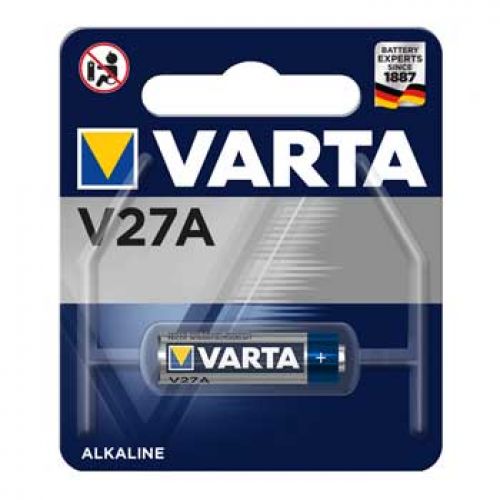 Pilhas V27A / LR27 Alcalinas 12V 20 mAh Varta 1un , VARTA , 1961121 , 4008496747009